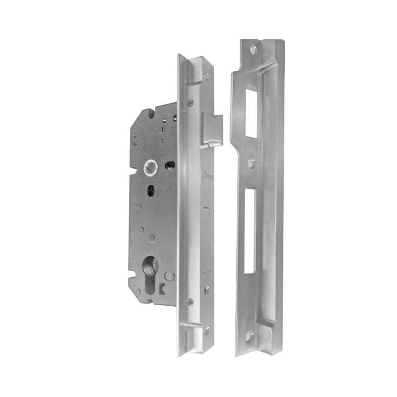 Mortise Lock Body with Latch Bolt & Dead Bolt for Wooden Double Doors