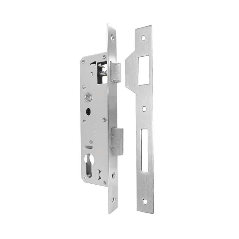 Narrow Style Lock Body for Aluminium Doors with Latch & Dead Bolt