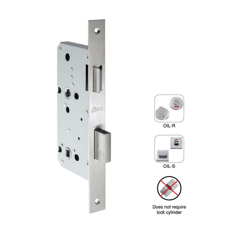 Mortise Lock Body with Strike Plate Compatible to OIL-R & OIL-S