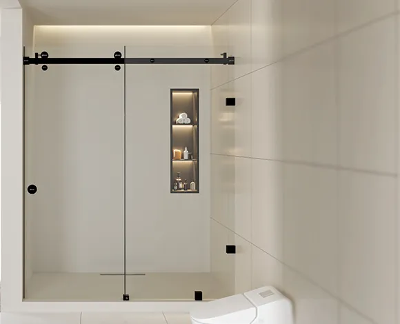 Sliding Framless Showers