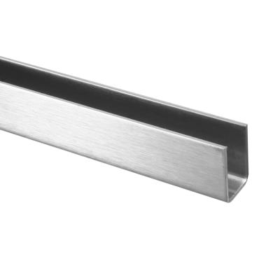 Stainless Steel Channel For 10 & 12mm Glass | Ozone