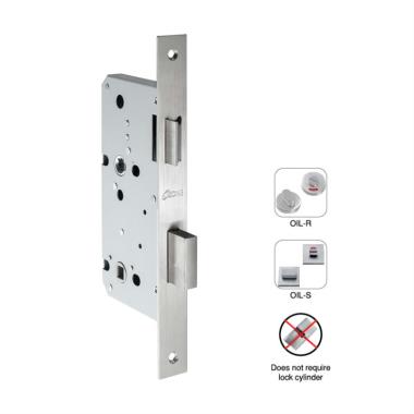 Mortise Lock Body with Strike Plate Compatible to OIL-R & OIL-S | Ozone