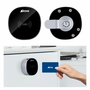 Ozone Smart Furniture Lock with RFID Access | For Single/Multiple Metal/Wooden Drawers, Cabinets and Wardrobes | Ozone
