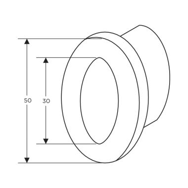 Sliding Door Handle for Wooden Door | Ozone