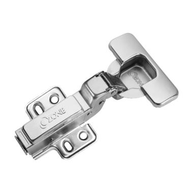 Auto Soft-Close Concealed Hinge with 4 holes mounting plate