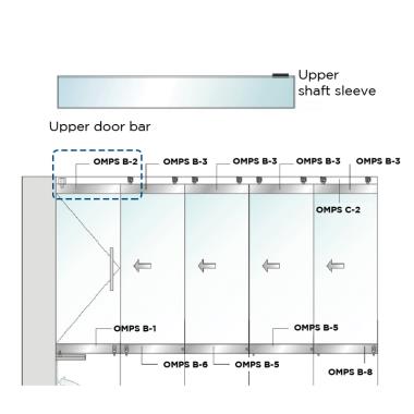 Upper door strip | shaft sleeve | Ozone
