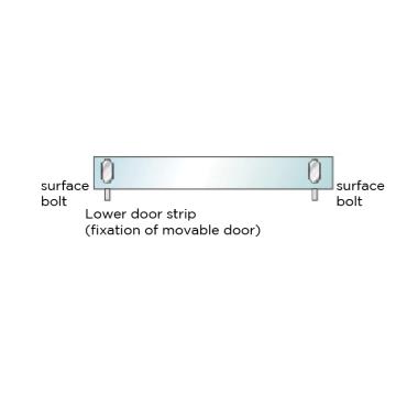 Lower door strip (double pins) | Ozone