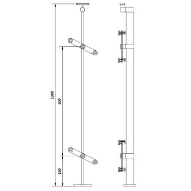 Glass Railing Baluster