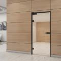 WALL TO GLASS SINGLE SWING DOOR