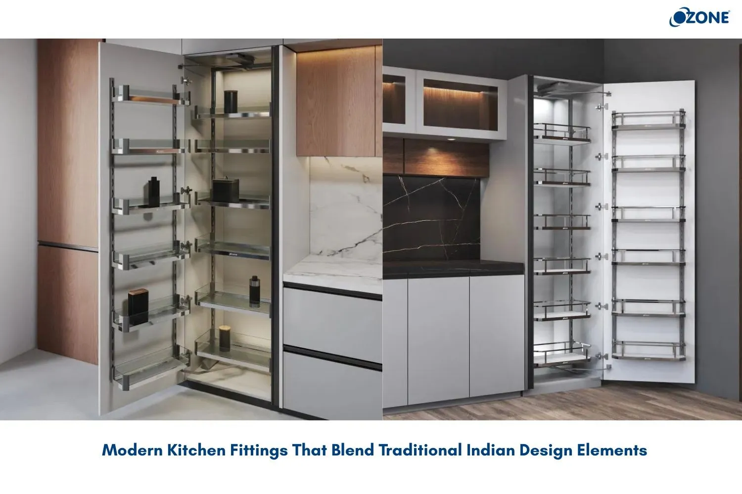 Modern Kitchen Fittings That Blend Traditional Indian Design Elements
