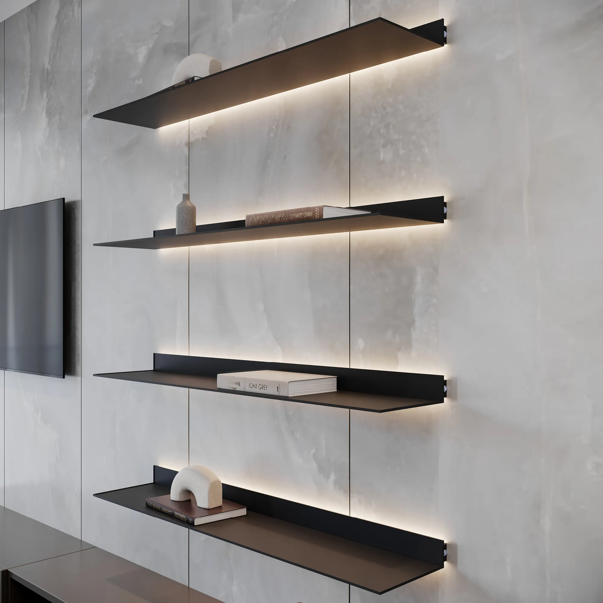 LED-Based Slim Shelving System