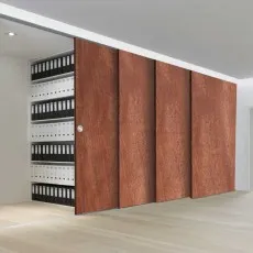 Telescopic Sliding Door System For Wooden/Framed Doors