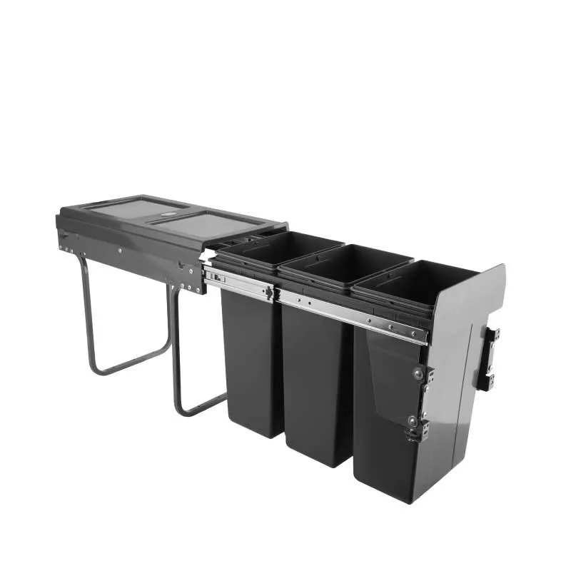 Pull-Out Waste Bin, Designed for Efficient Waste Segregation | Compartment: 2