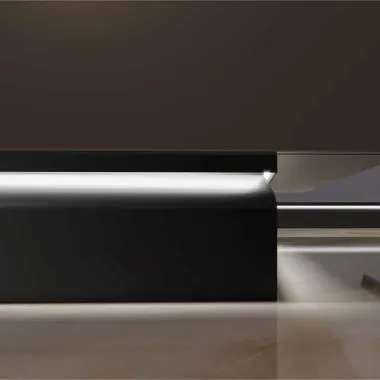 Aluminium LED Skirting Connectors for Stability & Seamless Integration | Rectangle 180° | Ozone