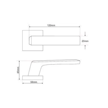 Horizon Handle for Bathroom RS , SN | Ozone