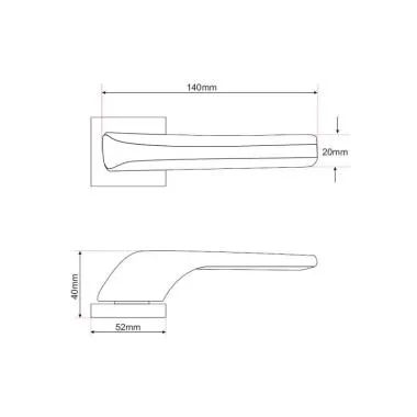 Voyager Handle for Bathroom RS , ANTIQUE BRASS | Ozone