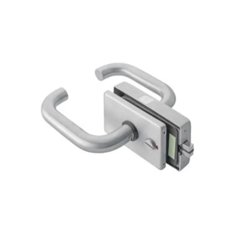 Horizontal Bathroom Glass Door Lock OZ-MGL-22S-BT Series