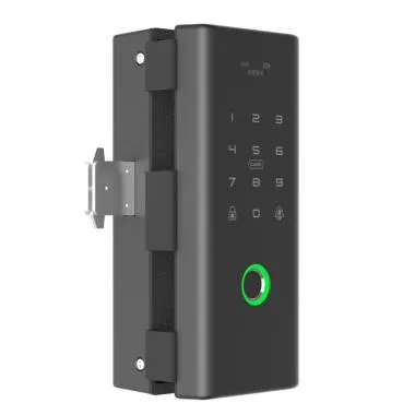 Smart Wi-Fi Lock for Glass Doors, 4-Way Access, OzoLife App, Fingerprint, Password, RFID Card, 10-12 mm Door Thickness, Free Installation 2 Years Warranty (Glass-to-Glass)