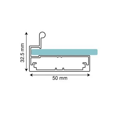 50 mm Handle Profile