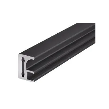 Taper Profile with Sturdy Aluminum Build | Type: Glass Door Profile | Component: Handle Profile