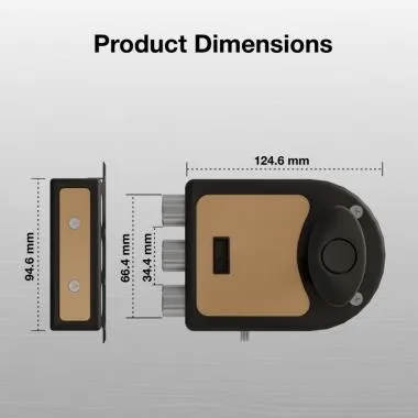 3 Dead Bolt With Key and Knob | Ozone
