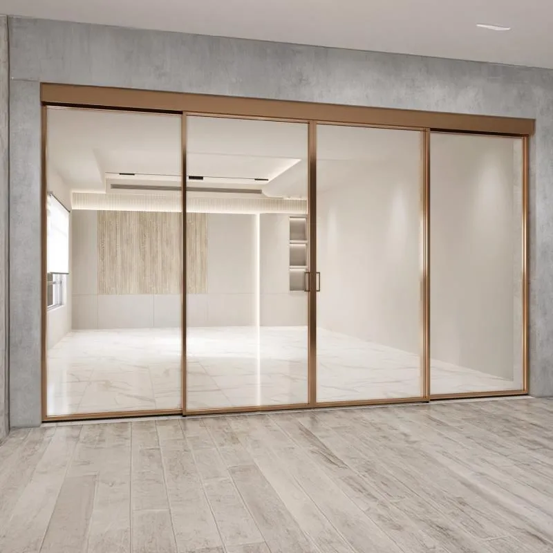 Slim Frame Synchronised Sliding System (2+2)