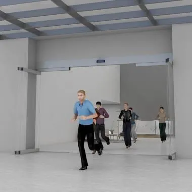 Panic Breakout Sliding Door System