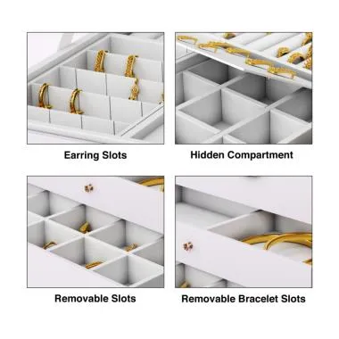 Jewellery Box with Premium Leather & Velvet Lining | Ozone