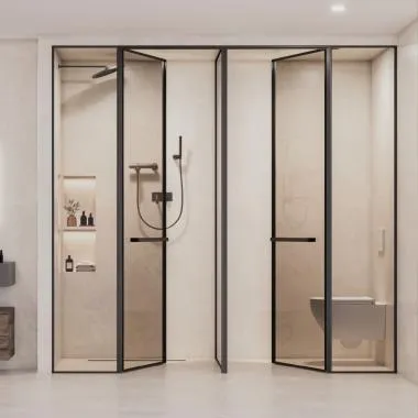 Ray Partition T-Type Shower System
