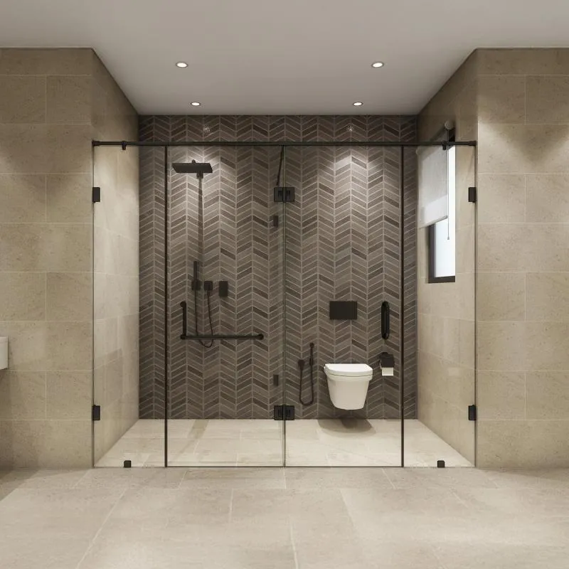 Eliza Partition T-Type Shower Enclosure