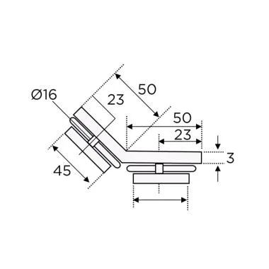 Glass-to-Glass Connector 135° | Ozone