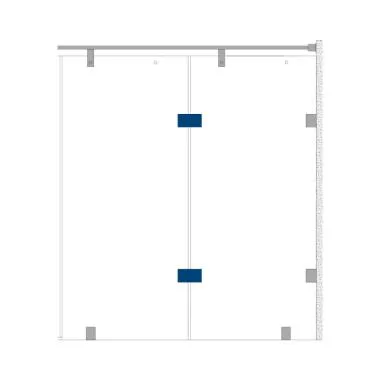 Glass-to-Glass Connector 180° | Ozone
