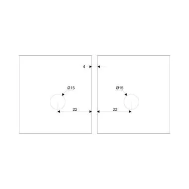 Glass to Glass Connector 180° | Ozone