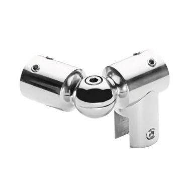 Pipe Connectors at any angle for Glass Stabilization