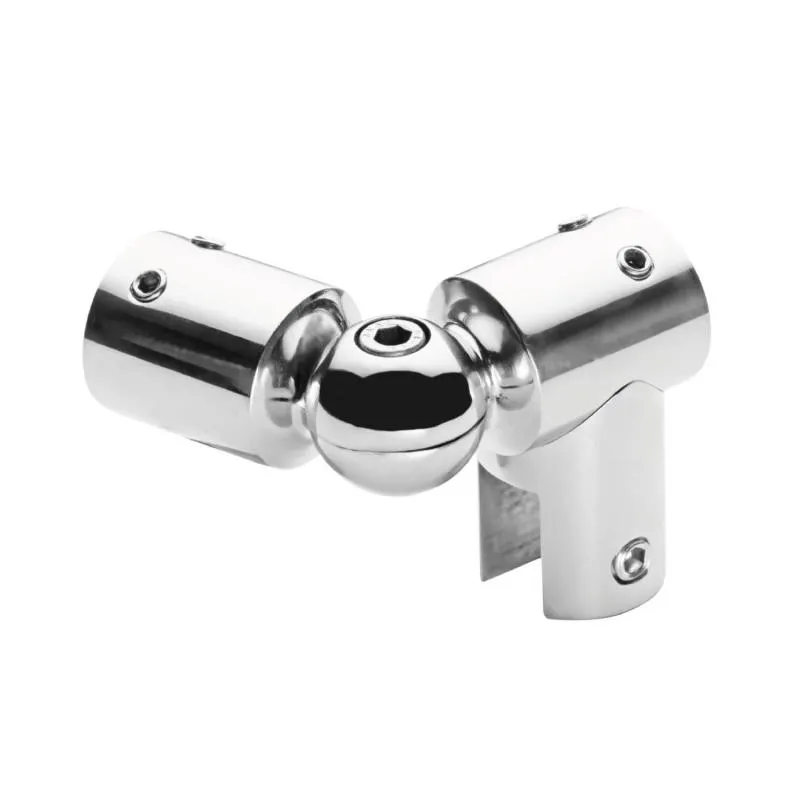 Pipe Connectors at any angle for Glass Stabilization