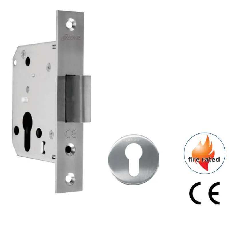 Closed Body Mortise Lock with Strike Plate