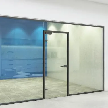 Partition With Single Swing Door BM