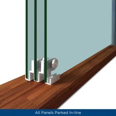 Four Panels Door Sliding Set