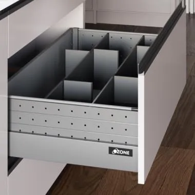 Standard Drawer System with side metal wall-H 199MM | Ozone