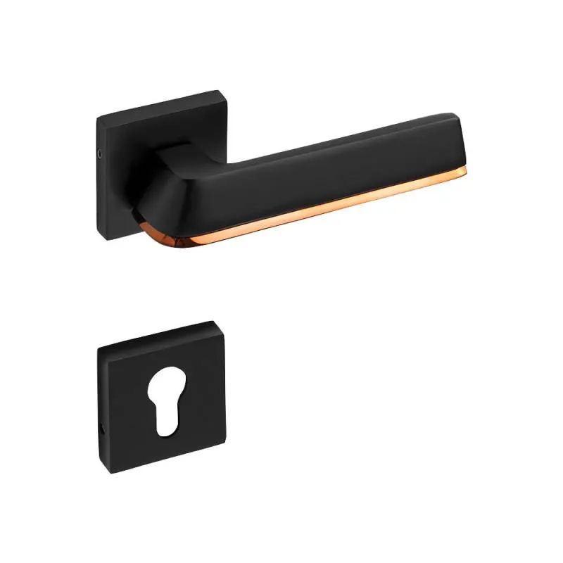 DELTA HANDLE RS , BLACK ROSEGOLD