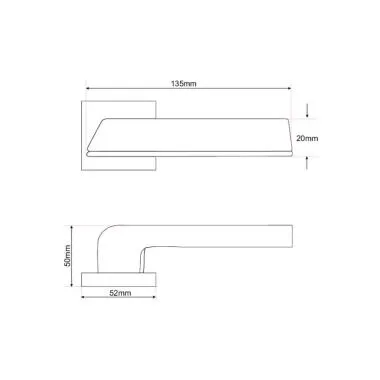 DELTA HANDLE RS , BLACK ROSEGOLD | Ozone